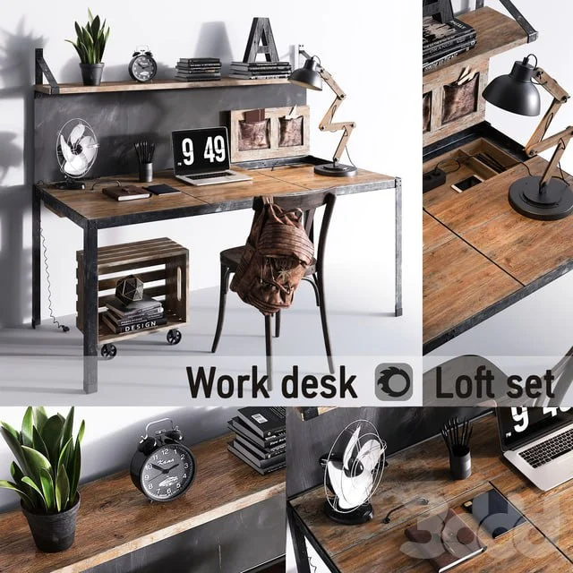 Work desk | Loft set